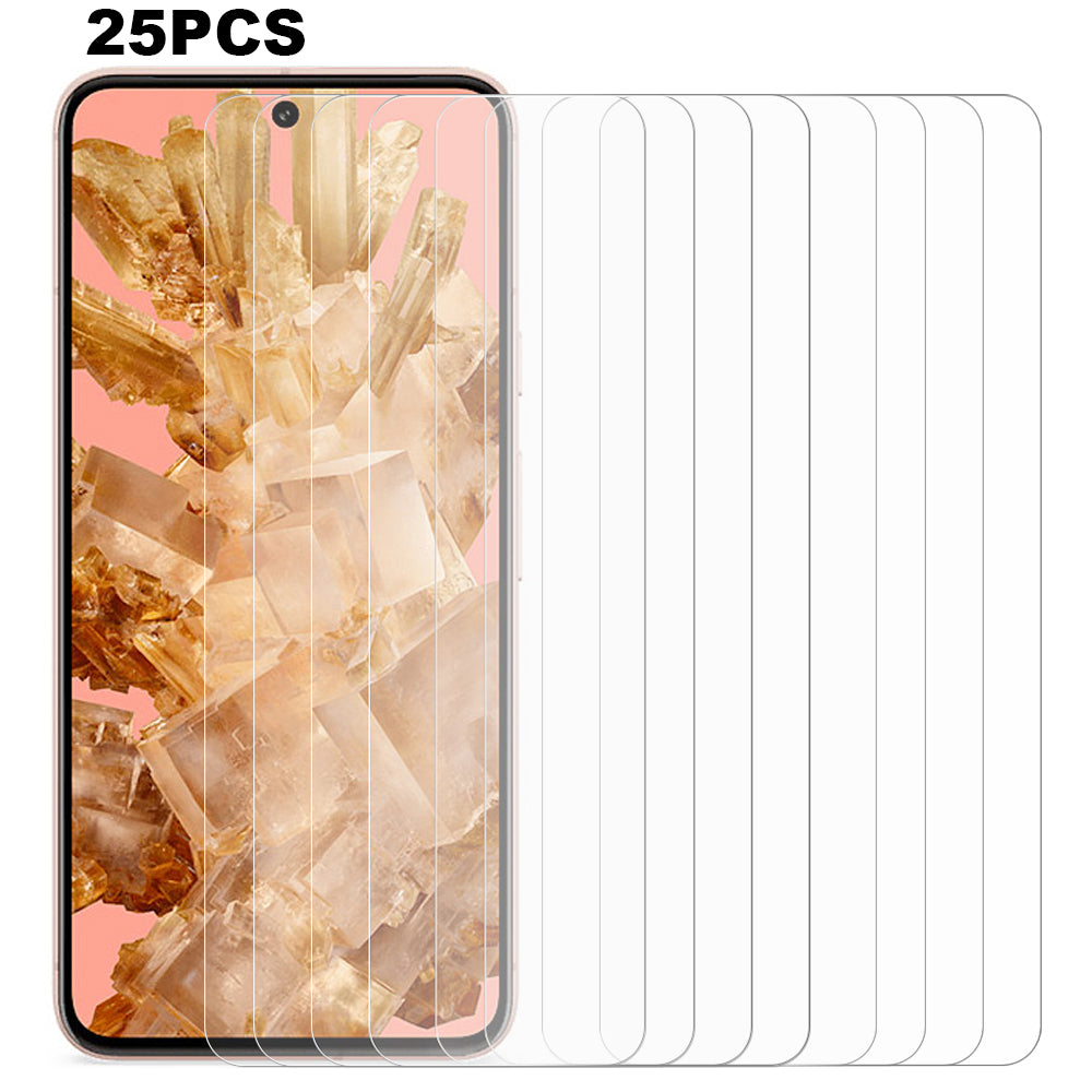 25PCS for Google Pixel 8 HD Clear Tempered Glass Screen Protector Scratch-resistant Film 25PCS for Google Pixel 8 HD Clear Tempered Glass Screen Protector Scratch-resistant Film